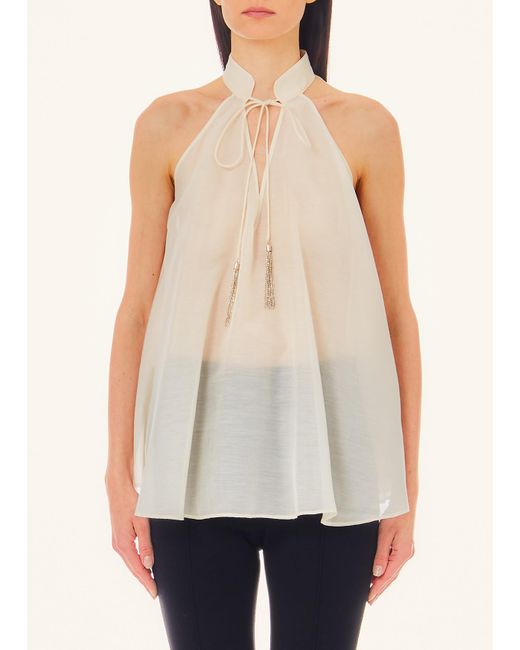 Liu Jo Top In Misto Seta di Liu Jo in White