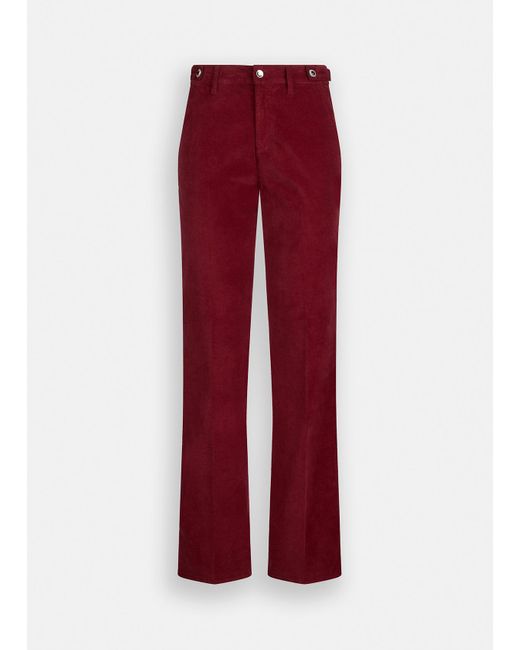 Liu Jo Red Liu Jo Bootcut-Hose Aus Samt