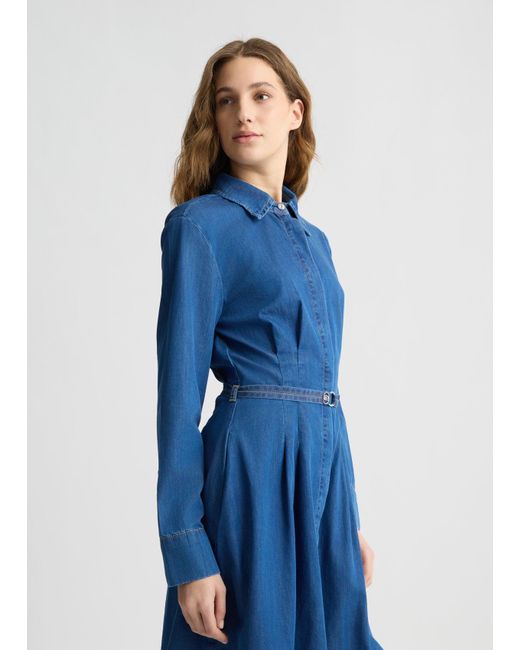 Liu Jo Abito Chemisier In Denim di Liu Jo in Blue