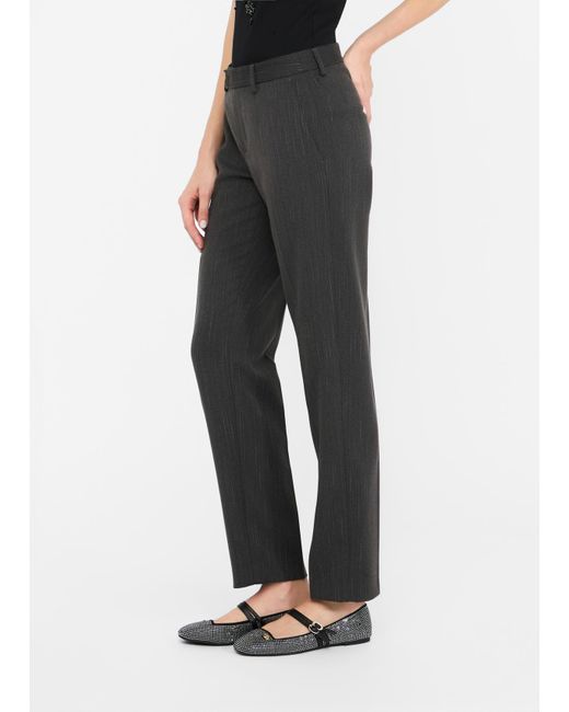 Liu Jo Pantaloni A Sigaretta Gessati di Liu Jo in Black