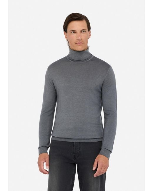 Liu Jo Pull À Col Roulé En Laine Liu Jo pour homme en coloris Gray