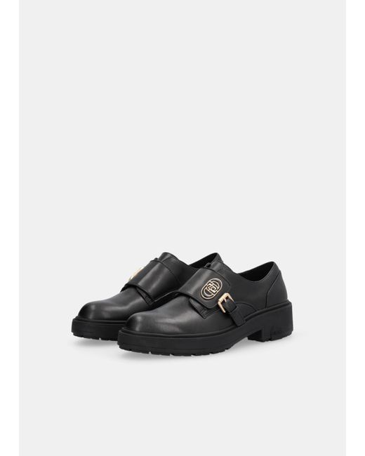 Liu Jo Chaussures En Cuir À Boucle Liu Jo en coloris White