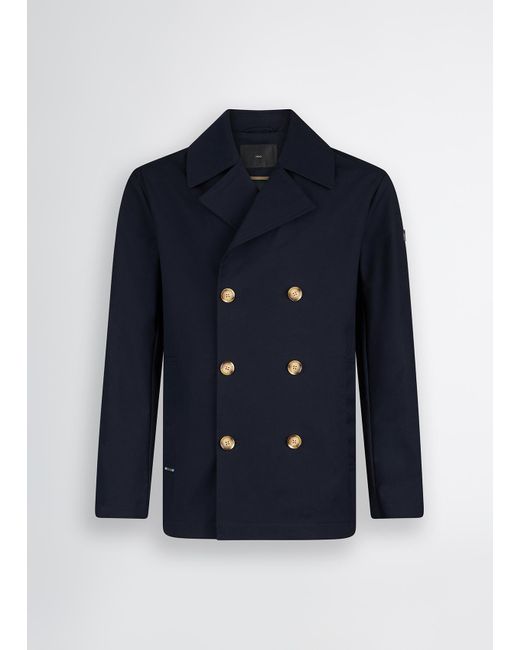 Liu Jo Trench Corto Doppiopetto di Liu Jo in Blue da Uomo