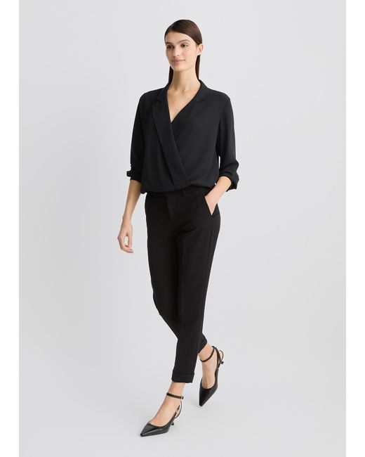 Liu Jo Blusa In Georgette di Liu Jo in Black