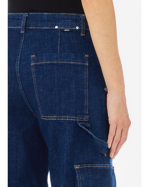 Liu Jo Jean Cargo Liu Jo en coloris Blue