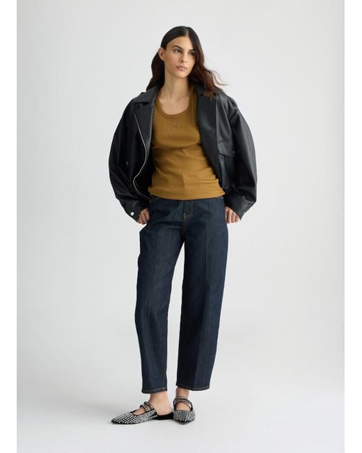 Liu Jo Jean Carotte À Taille Haute Liu Jo en coloris Blue