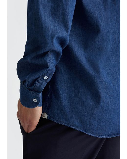 Liu Jo Camicia Di Jeans Da Uomo di Liu Jo in Blue da Uomo