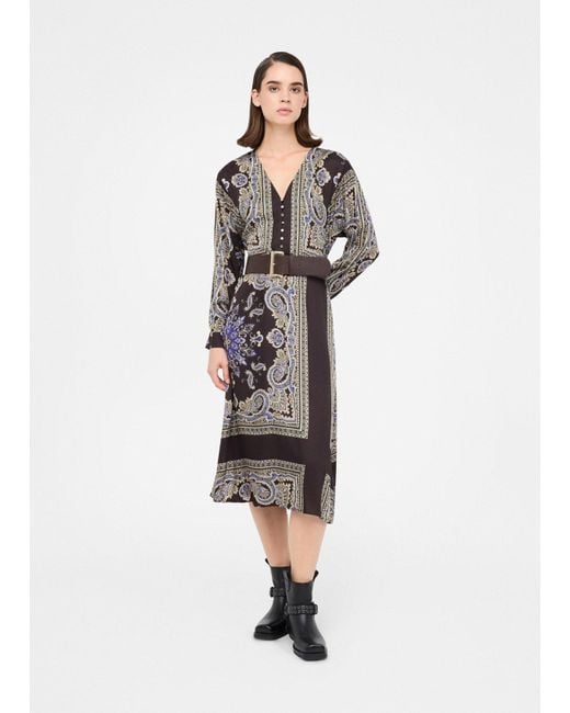 Liu Jo Robe Midi Avec Ceinture Liu Jo en coloris White