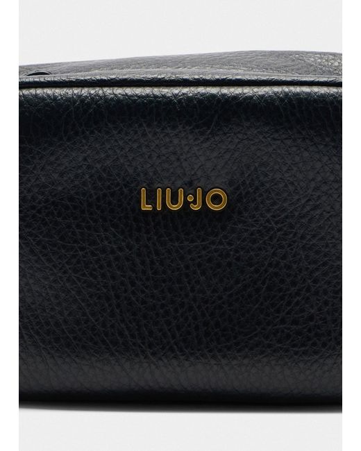 Liu Jo Sac À Bandoulière Format Moyen Avec Charm Liu Jo en coloris Black