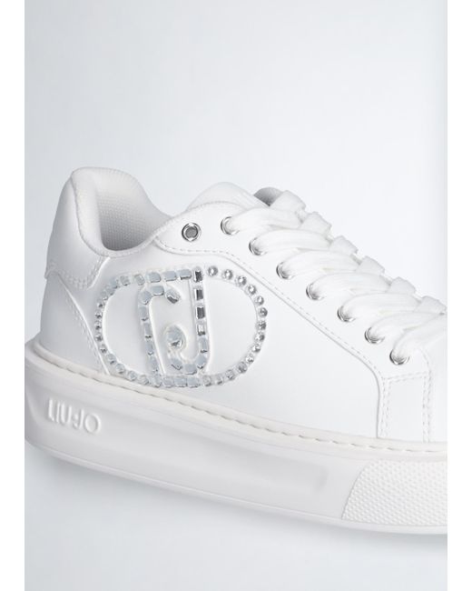 Liu Jo Sneakers Con Logo Gioiello di Liu Jo in Blue