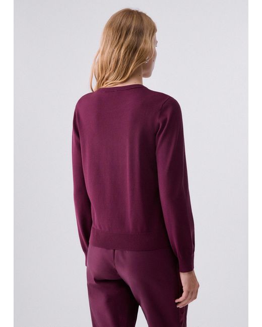 Pull Avec Logo Monogramme Liu Jo en coloris Red