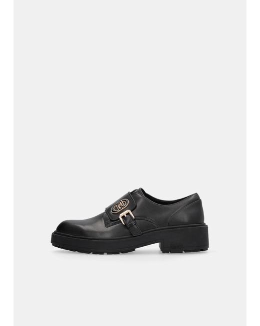 Liu Jo Chaussures En Cuir À Boucle Liu Jo en coloris White