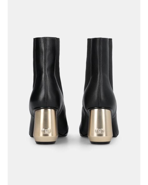 Liu Jo Bottines En Cuir Avec Logo Liu Jo en coloris Black