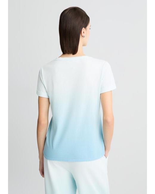 Liu Jo T-shirt Con Logo E Strass di Liu Jo in White