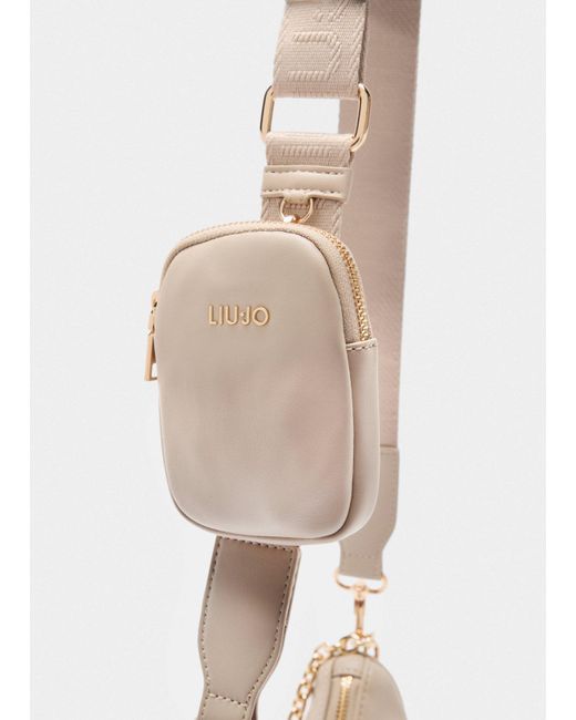 Liu Jo White Liu Jo Kleine Tasche Mit Kette