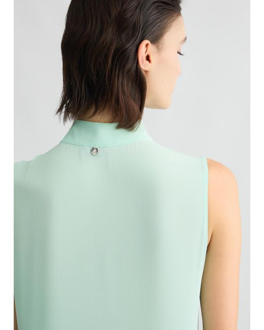 Liu Jo Top Con Sciarpa di Liu Jo in Blue