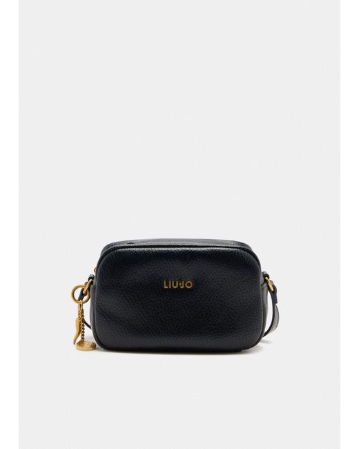 Liu Jo Sac À Bandoulière Format Moyen Avec Charm Liu Jo en coloris Black