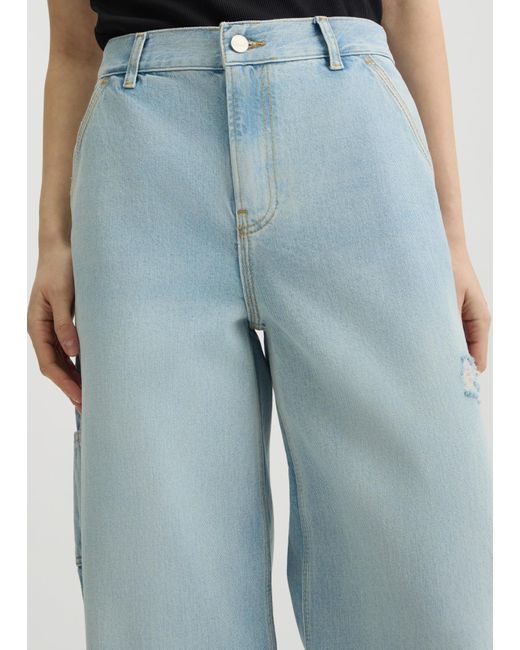 Liu Jo Jeans Flare A Vita Bassa di Liu Jo in Blue