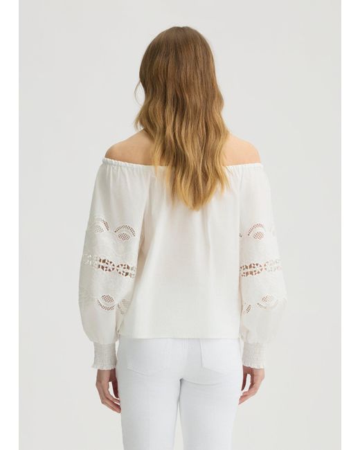 Liu Jo Blouse En Coton Avec Broderies Liu Jo en coloris White