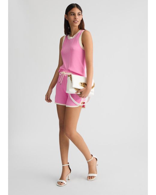 Liu Jo Top Rosa In Maglia di Liu Jo in Pink