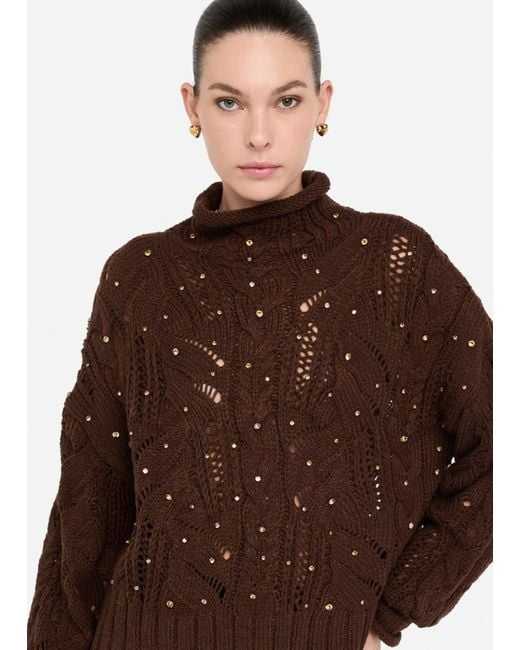 Liu Jo Dolcevita Con Pietre Gioiello di Liu Jo in Brown
