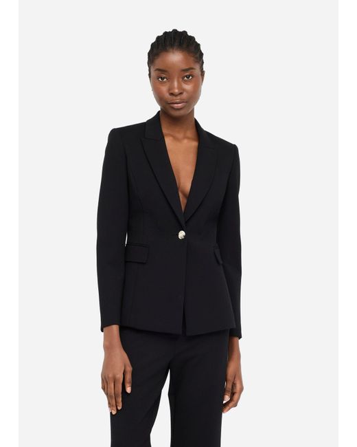 Liu Jo Blazer Avec Broche Ornée De Pierres Liu Jo en coloris Black