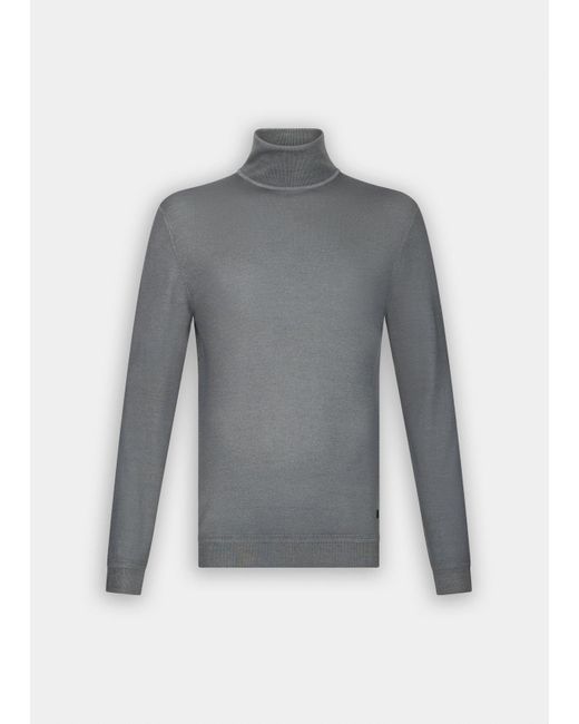 Liu Jo Pull À Col Roulé En Laine Liu Jo pour homme en coloris Gray