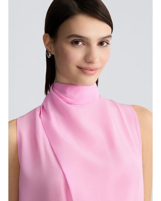 Liu Jo Top In Seta di Liu Jo in Pink