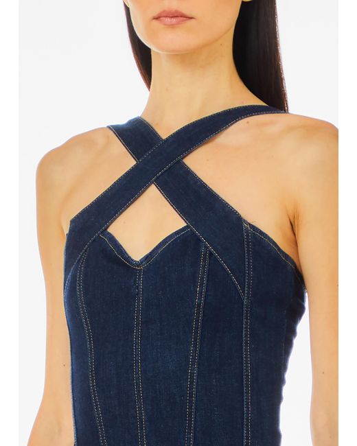 Liu Jo Blue Liu Jo Langes Kleid Aus Denim