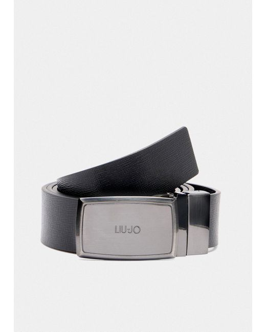 Liu Jo Ceinture En Cuir Avec Boucle Logotée Liu Jo en coloris White