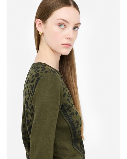 Liu Jo Pull Avec Imprimé Animalier Liu Jo Better Liu Jo en coloris Green
