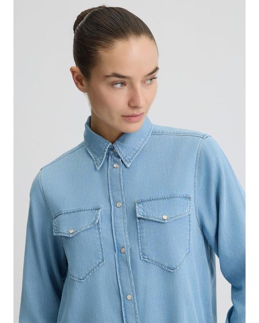 Liu Jo Camicia In Denim di Liu Jo in Blue