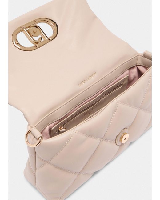 Liu Jo Natural Liu Jo Mittelgroße Tasche Lapuffy Aus Matelassé