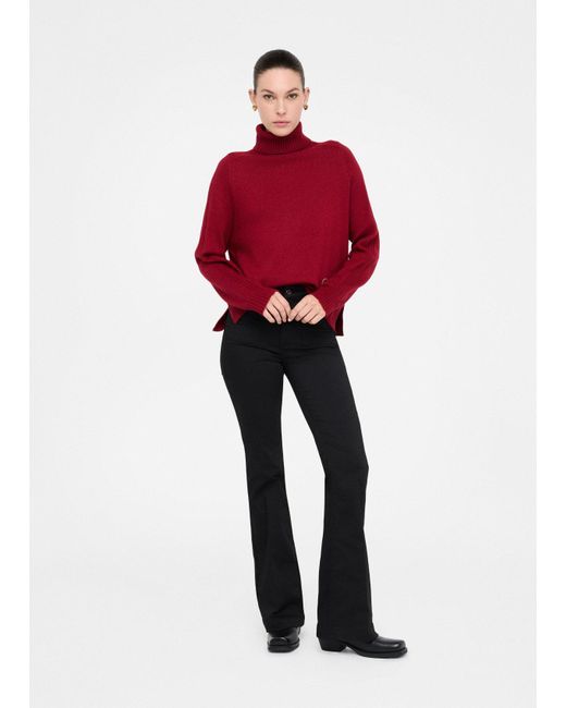 Liu Jo Pull À Col Roulé En Laine Et Cachemire Liu Jo en coloris Red