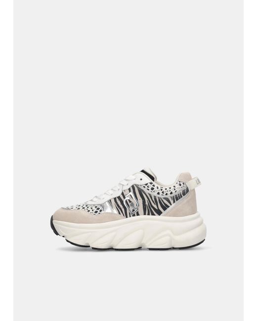 Liu Jo Chuncky Sneakers Animalier di Liu Jo in White