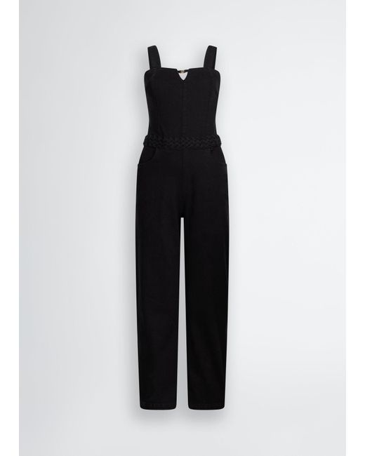 Liu Jo Combinaison Noire En Coton Liu Jo en coloris Black