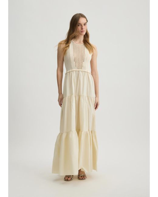 Liu Jo Robe Longue En Crochet Liu Jo en coloris Natural