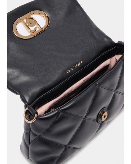 Liu Jo Black Liu Jo Mittelgroße Tasche Lapuffy Aus Matelassé