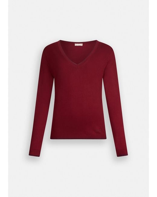 Liu Jo Red Liu Jo Pullover Mit V-Ausschnitt