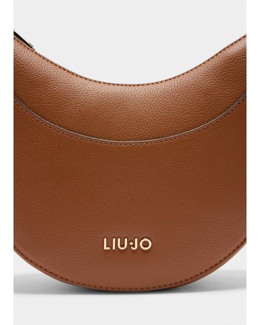 Liu Jo Sac Porté Épaule Format Moyen Avec Charm Liu Jo en coloris White