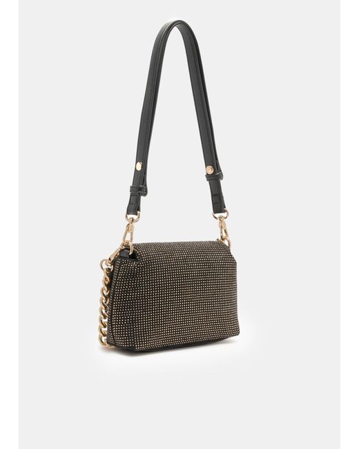 Liu Jo Sac Petit Format Lapuffy Avec Strass Liu Jo en coloris Black