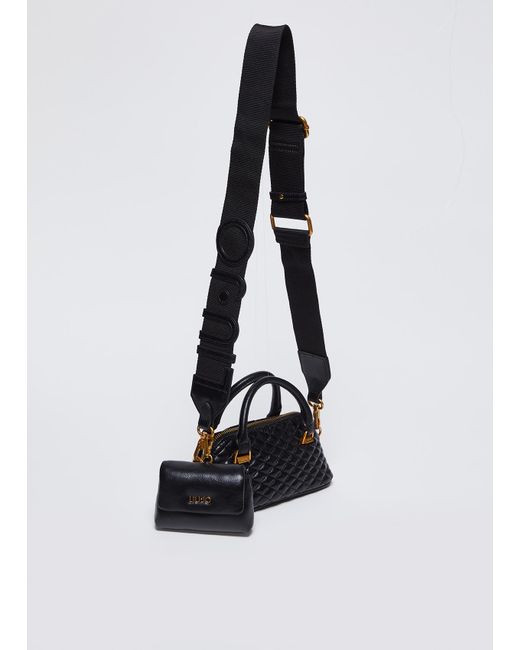 Liu Jo Blue Liu Jo Kleine Tasche Aus Glänzendem Matelassé