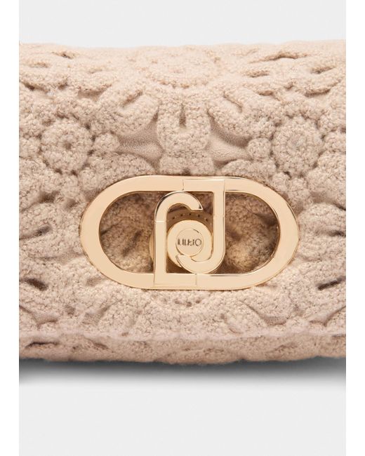Liu Jo Black Liu Jo Kleine Tasche Lapuffy Mit Stickerei