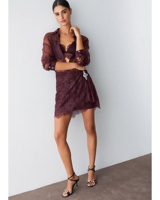 Liu Jo Brassière En Dentelle Chantilly Liu Jo en coloris Red