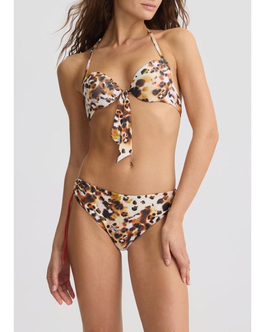 Liu Jo Bas De Maillot Avec Imprimé Liu Jo en coloris Brown