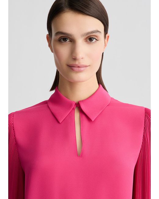 Liu Jo Blusa In Georgette di Liu Jo in Pink