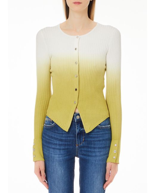 Liu Jo Yellow Liu Jo Strickcardigan