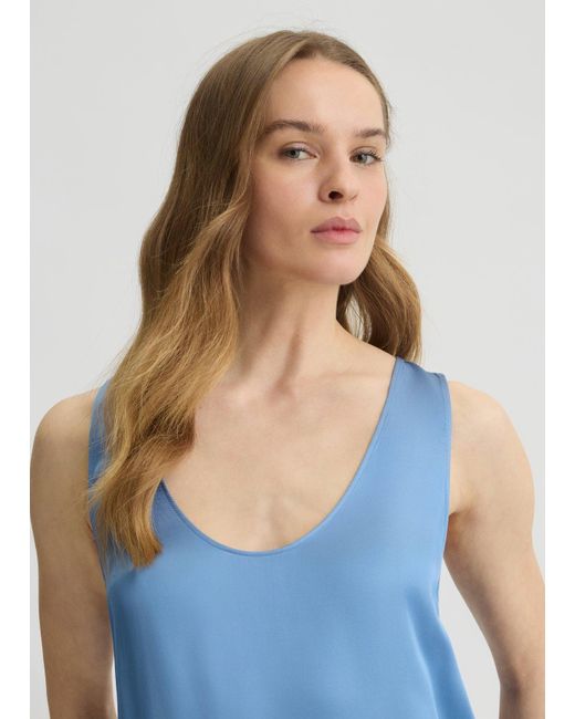 Liu Jo Top In Raso Color di Liu Jo in Blue