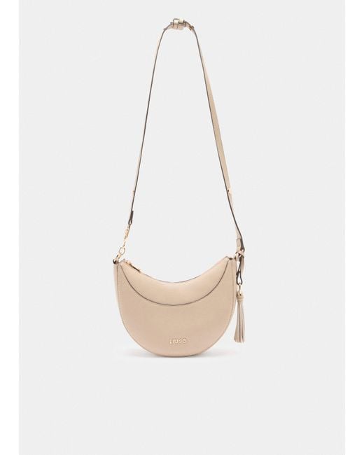 Liu Jo Borsa A Spalla Media Con Charm di Liu Jo in White
