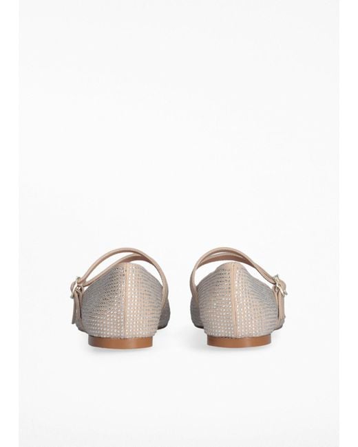 Liu Jo Ballerine Full Strass di Liu Jo in White